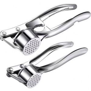 Presse-ail multifonction semi-automatique en acier inoxydable écologique pour la cuisine, outil double usage pour noix, fruits et légumes - Product Image 4