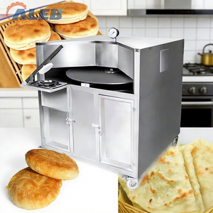 Máquina Portátil, Simple y Económica para Hacer Pan Pita Indio, <span class=keywords><strong>Horno</strong></span> Automático de Gas para Hornear Pan Pita Árabe, de Acero Inoxidable Comercial - Product Image 1