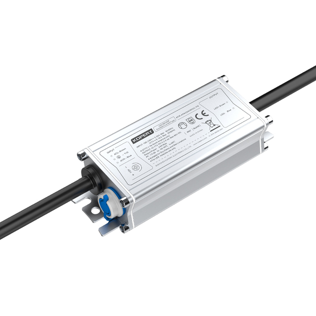 Kopery Industrial IP67 Waterproof Aluminum Case 50W 60W AC-DC Single Constant Switching Power Supply 1550mA 90% Efficiency