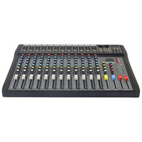 Console de mixage audio professionnelle 12 canaux DJs Alimentation fantôme indépendante USB Blue Toos Son Audio/Vidéo Éclairage professionnel