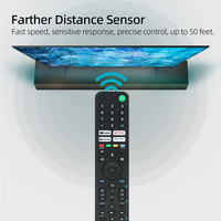 Télécommande vocale HUAYU RMF-TX520P de remplacement pour téléviseur intelligent Sony Bluetooth Android Google