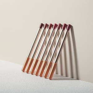 <span class=keywords><strong>Crayon</strong></span> à <span class=keywords><strong>lèvres</strong></span> en bois doré mat, crème, pour revendeurs, marque privée, marron - Product Image 3