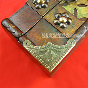 Chengyu K219 Three-Leaf <b>Corner</b> <b>Protector</b> Antique Bronze Cold-Rolled Steel DIY Craft Accessory - Product Image 3