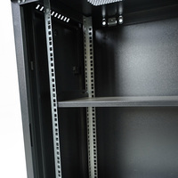 Armoire de serveur réseau murale en acier de 19 pouces 15U