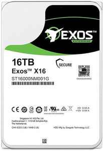 Disco Duro Empresarial ST Exos X16 de 16 TB, 3.5'', SATA 6 Gb/s, 7200 RPM, 256 MB de Caché, HDD ST16000NM001G - Product Image 3