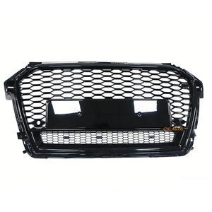Rejilla <span class=keywords><strong>A1</strong></span> RS1, piezas delanteras de automóvil negras con marco inferior, venta al por mayor, rejilla de parachoques para <span class=keywords><strong>Audi</strong></span> <span class=keywords><strong>A1</strong></span> <span class=keywords><strong>S1</strong></span> 2016 2017 2018 - Product Image 1