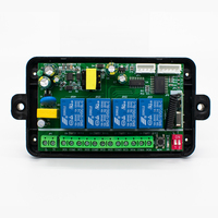 Interrupteur sans fil industriel SMG-2076 4 canaux 433 MHz - Récepteur émetteur de commande à distance par relais AC 85-250V 10A