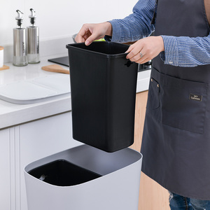 Bote de <span class=keywords><strong>basura</strong></span> de plástico para oficina, Logo impreso personalizado de buena calidad, venta al por mayor - Product Image 5
