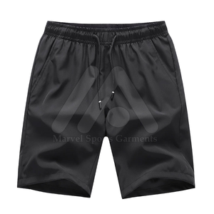Short de sport d'été décontracté taille haute pour hommes séchage rapide impression à chaud toile avec braguette à glissière logo personnalisable respirant - Product Image 4