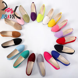 Chaussures plates pour femmes en vente flash, moins chères, couleur bonbon, chaussures plates décontractées, chaussures pour femmes - Product Image 1