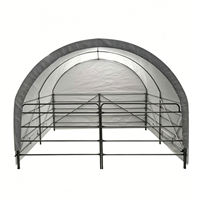Abri d'élevage extérieur en acier galvanisé à chaud de type arche, prix usine, neuf, 3*3*2.03m, garantie 3 ans, Senyi