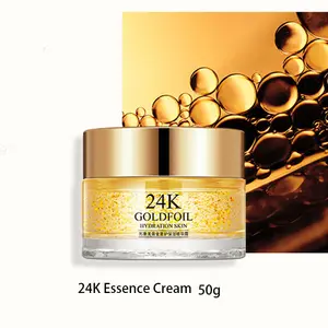 Set per la cura della pelle del viso di lusso vegano organico 24K coreano femminile idratante idratante anti invecchiamento viso set siero