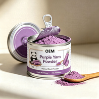 Poudre d'Igname 100% Naturelle en Gros, Marque Privée OEM, Poudre de Patate Douce Violette 30g, Poudre d'Ube