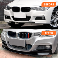 Para BMW 3 Series F30 F31 M-Tech 2013-2019 Front Splitter Lip Difusor Aero Kit