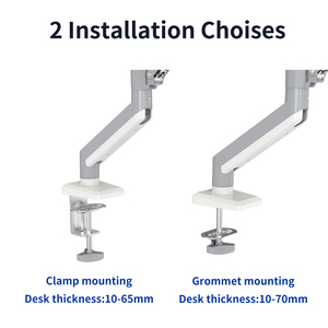 Khí mùa xuân màn hình cánh tay bàn gắn kết với 90 nghiêng hoàn toàn có thể điều chỉnh 32 inch Tương thích mới - Product Image 2