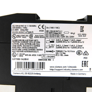 Relé de Gestión de Motor 3UF7000-1AU00-0, Controlador de Motor Industrial - Product Image 2