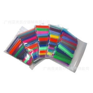 Consumibles Dentales: 40 Ligaduras de Plástico y Pistola de Ligadura Manual de Metal/Pistola de Colocación, Combinación para Cavidad Oral - Product Image 1