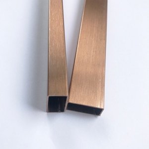 Ống Thép Không Gỉ Màu Vàng 201/304/316/Ống Vàng. Giá Thấp Chất Lượng Cao. Ống Hình Vuông/Hình Chữ Nhật/Hình Tròn Bằng Thép Không Gỉ Màu - Product Image 2