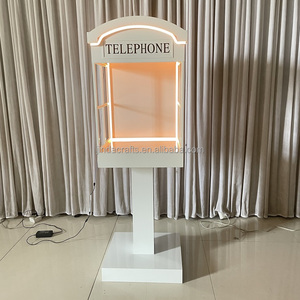 Cabine Téléphonique Lumineuse LED Blanche pour Photos <span class=keywords><strong>et</strong></span> Audio – Idéale pour Mariages <span class=keywords><strong>et</strong></span> Décoration <span class=keywords><strong>de</strong></span> Fonds <span class=keywords><strong>de</strong></span> Fête - Product Image 4