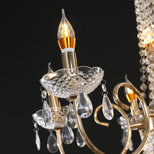 Lámparas de decoración de lujo para bodas LANJO, candelabro de cristal acrílico, luces de decoración para fiestas en casa, eventos y escenarios. - Product Image 2