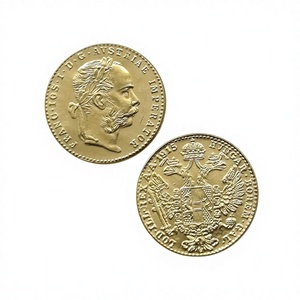 Pièces de monnaie commémoratives de style antique de 1 Ducat d'Autriche de 1915, cadeaux, décoration de la maison - Product Image 2