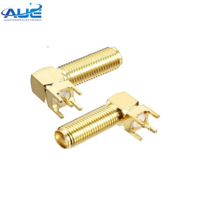 50ohm RF góc bên phải kết nối <span class=keywords><strong>SMA</strong></span> nữ <span class=keywords><strong>PCB</strong></span> gắn kết ăng-ten kết nối - Product Image 2