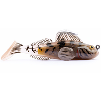 Leurre souple de pêche OEM/ODM pour usine, jig enduit, toutes eaux, 70mm/10g, pour truite, brochet, bar, shad, perche