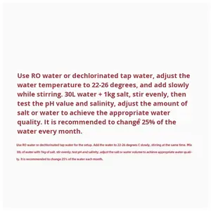 Yeye sel de corail écologique sel de poisson d'eau de mer pour LPS SPS coraux poisson clown plastique pour aquariums vivants sel de poisson importé - Product Image 4