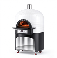Four à pizza commercial en mosaïque, four à pizza napolitain multi-combustibles (bois, gaz, électrique) pour pizzeria, restaurant, hôtel, restauration