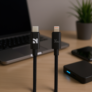 สายชาร์จ NCC 36W USB-C to Lightning ยาว 1.2 เมตร รุ่น XC-0502 ชาร์จเร็วพิเศษ 480Mbps รองรับ PD ชาร์จเร็ว ตัดการเชื่อมต่ออัตโนมัติ วัสดุโลหะผสมสังกะสี 128 ตัวอักษร - Product Image 3