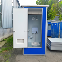 Cabine de toilettes portable Lizheng en acier coloré pour les chantiers de construction, le camping et les événements