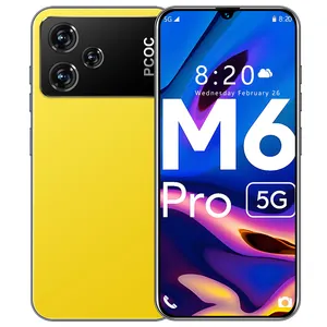 Global M6 Pro ponsel Android layar LCD 6.53 HD, ponsel pintar Gaming 2GB + 16GB 3500mAh Sim ganda Buka kunci wajah 3G & LTE untuk bermain game