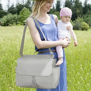소년 소녀 배낭 기저귀 가방 기저귀 가방 토트백 세련된 아기 신생아 여행 백팩 용 가죽 기저귀 가방