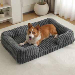Küçük Büyük 40cm <span class=keywords><strong>120cm</strong></span> Gri Siyah Evcil Hayvan Ürünleri Modern Memory Foam Kedi Köpek Yatağı Isıtmalı Minder Yatak - Product Image 1