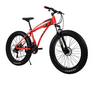 Nuovo Modello Bici Fat Bike per Adulti da 26 Pollici, 21 Velocità, Telaio in Acciaio ad Alto Tenore di Carbonio, Pneumatici Grandi da <span class=keywords><strong>4</strong></span>.0 Pollici, Bici da Neve per Adulti - Product Image 2