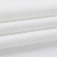 Cortinas translúcidas de lujo de mezcla de poliéster y lino, cortinas translúcidas para hoteles y oficinas, ignífugas, personalizables OEM/ODM, de calidad comercial