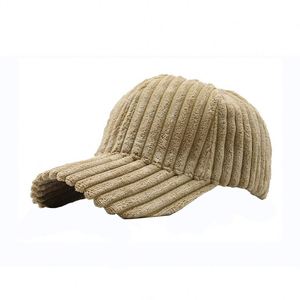 Casquette de sport en velours côtelé pour femmes et hommes, tendance automne-hiver, tailles et logos personnalisables, casquette de baseball en velours côtelé - Product Image 4