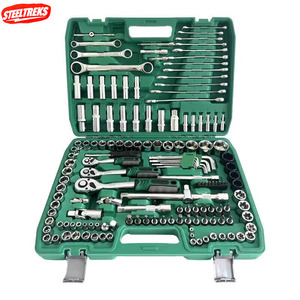 Set di Attrezzi <span class=keywords><strong>da</strong></span> 151 Pezzi, Kit <span class=keywords><strong>Meccanico</strong></span> con Chiavi a Cricchetto, Chiavi Esagonali, Punte per Cacciavite, in Acciaio Inox, con Valigetta Rigida per Auto - Product Image 4