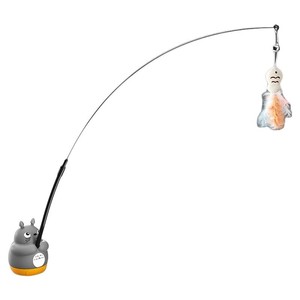 Die neue <span class=keywords><strong>Totoro</strong></span> 360-Grad-Drehung versetzt das <span class=keywords><strong>Cat</strong></span> Stick Steel Rod Small Fish Stirnband Bell <span class=keywords><strong>Cat</strong></span> Toy. - Product Image 1