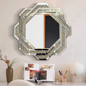 Espejo de pared de diamante triturado Muebles Decoración para el hogar Arte de la pared Espejos Spiegels Muebles Meubles Mobles - Product Image 3