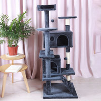 Meilleures ventes : Arbre à chat en sisal avec hamac et niche, structure basique en peluche, direct usine