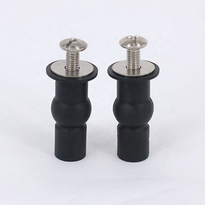 Cerniere per Sedile WC in Acciaio Inox Moderno con Bulloni di <span class=keywords><strong>Espansione</strong></span> - Facile Installazione, Garanzia di 3 Anni, Accessori Universali per Bagno - Product Image 5