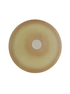 Round Alabaster Amber Frosted <strong>UK</strong> Hat <strong>Glass</strong> Lamp <strong>Shade</strong> Lighting Cover for Floor <strong>Light</strong> - Product Image 4