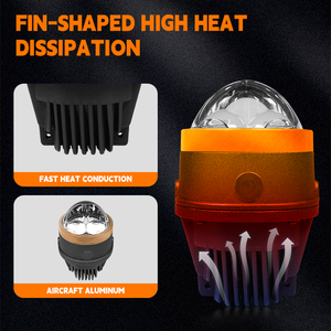 Most Popular foglamp biled 85W Double Laser Led <strong>Fog</strong> <strong>Lamp</strong> for Universal Car Model 2025 Tri Color Projector <strong>Fog</strong> <strong>Lamp</strong> - Product Image 6