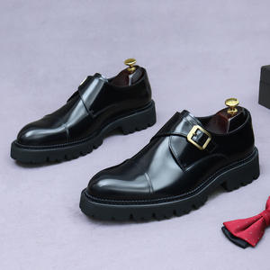 Chaussures habillées de luxe pour hommes en cuir, à lacets, style Oxford, faites à la main, sur mesure, pour affaires et mariages. - Product Image 2