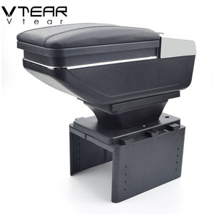 Vtear Per <span class=keywords><strong>Fiat</strong></span> Punto Palio Brava Bravo 500 Linea Marea archivio centrale scatola di immagazzinaggio filo rosso auto-styling ABS bracciolo <span class=keywords><strong>accessori</strong></span> - Product Image 2