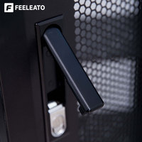 Armoire de serveur réseau pour centre de données, sur pied, 18U 22U 27U 32U 37U 42U 47U, 19 pouces, avec porte grillagée, pour intérieur, en stock
