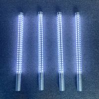 Bâton stroboscopique LED en alliage d'aluminium rechargeable de 60cm de long pour bouteille de champagne Bâton lumineux LED pour bouteille de champagne