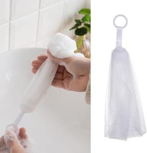Nettoyant visage Kami, boule exfoliante en maille, forme rectangulaire, filet à mousse pour savon, mousseur pour le corps, enfants et adultes - Product Image 5