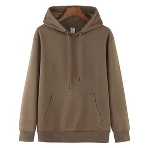 Sweat-shirts à capuche unisexes de haute qualité pour hommes, coupe oversize, personnalisables avec logo, en coton épais vierge - Product Image 4